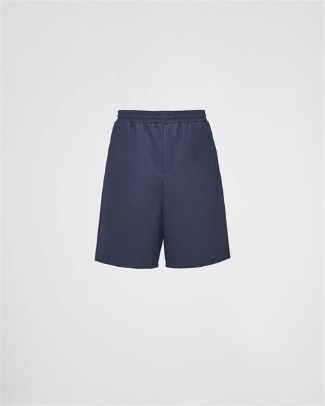 prada 4e1938 nappa aviator|Aviation Blue Nappa Leather Bermudas .